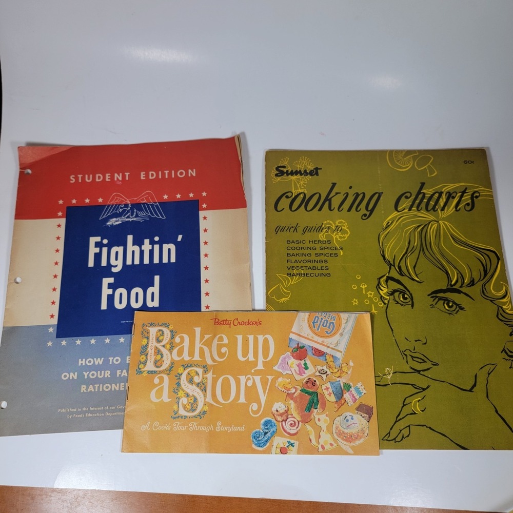Vintage‎ Cooking Pamphlets / Recipe Booklets Lot Of 3 From Various Company's